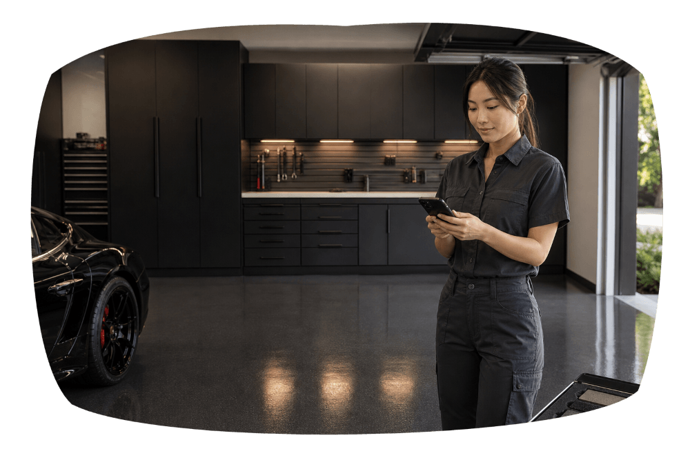 Garage Flooring CRM